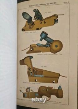Rare 1862 Civil War Treatise on Ordnance and Naval Gunnery Edward Simpson Book