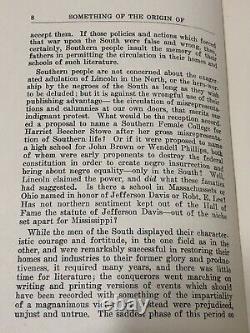 Rare 1927 TWO PRESIDENTS Lincoln JEFF DAVIS Civil War Confederate Views UCV