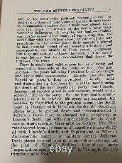 Rare 1927 TWO PRESIDENTS Lincoln JEFF DAVIS Civil War Confederate Views UCV