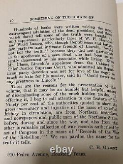 Rare 1927 TWO PRESIDENTS Lincoln JEFF DAVIS Civil War Confederate Views UCV