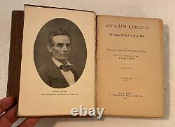 Rare Abraham Lincoln True Story of a Great Life Herndon Weik 2 Vol Set 1895