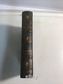 Rare Leather 1865 Peculiar-A Tale of the Great Transition Book Epes Sargent