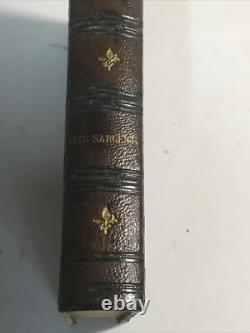 Rare Leather 1865 Peculiar-A Tale of the Great Transition Book Epes Sargent