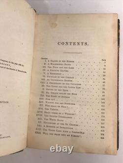 Rare Leather 1865 Peculiar-A Tale of the Great Transition Book Epes Sargent