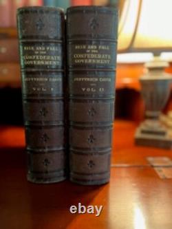 Rare Original Edition The Rise and Fall of the Confederate Government (V. 1&2)