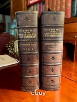 Rare Original Edition The Rise and Fall of the Confederate Government (V. 1&2)