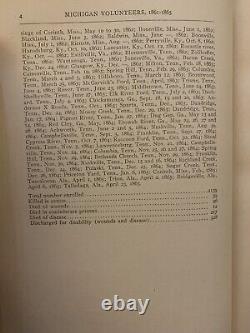 Record of Service MI Volunteers in the Civil War 1861-1865 2nd Michigan Cavalry