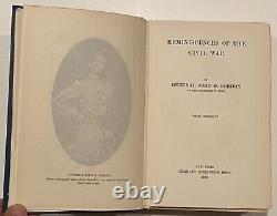Reminiscences of the Civil War by Gen. John B. Gordon, First Edition 1903, NF