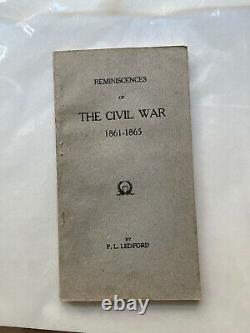 Reminiscences of the Civil War by P. L. Ledford