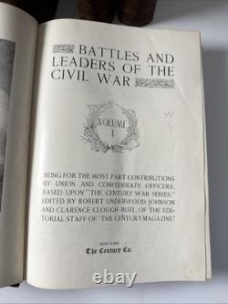 Robert Underwood Johnson / Battles and Leaders of the Civil War 4 vol 1884-88