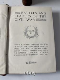 Robert Underwood Johnson / Battles and Leaders of the Civil War 4 vol 1884-88