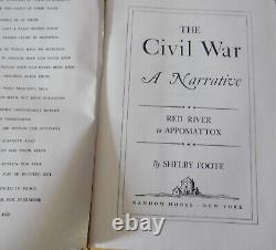 SHELBY FOOTE The Civil War 3 Vol. Set RANDOM HOUSE 1958-63-74