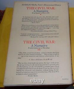 SHELBY FOOTE The Civil War 3 Vol. Set RANDOM HOUSE 1958-63-74