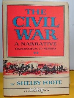 SHELBY FOOTE The Civil War 3 Vol. Set RANDOM HOUSE 1958-63-74