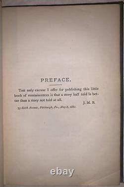 SIGNED, 1881, 1st, AMERICAN CIVIL WAR, JOHN BATTEN, REMINISCENCES IN THE US NAVY