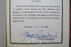 SIGNED 33rd VIRGINIA INFANTRY FIRST EDITION ONLY 1000 PRINTED CIVIL WAR