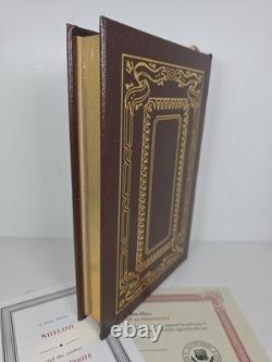 SIGNED Easton Press SHILOH by Shelby Foote with COA American Civil War RARE