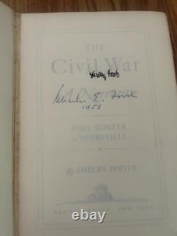 SIGNED First Edition The Civil War A Narrative Shelby Foote Hardcover