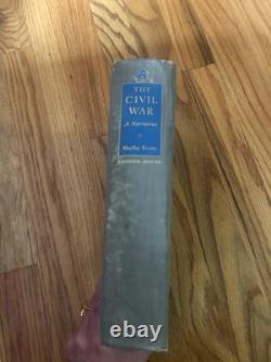 SIGNED First Edition The Civil War A Narrative Shelby Foote Hardcover