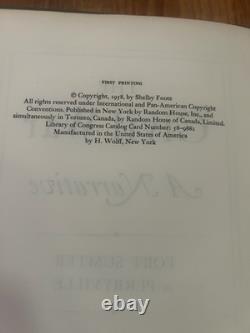 SIGNED First Edition The Civil War A Narrative Shelby Foote Hardcover