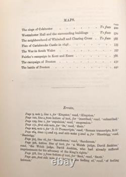 Samuel R Gardiner History of the Great Civil War 1642-1649 3 Vols 1st Ed