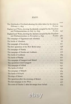 Samuel R Gardiner History of the Great Civil War 1642-1649 3 Vols 1st Ed