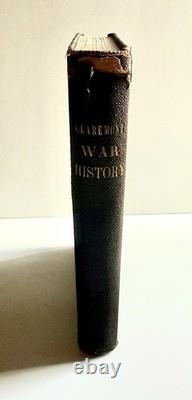 Scarce Claremont, New Hampshire War History 1868, First Edition (Civil War)