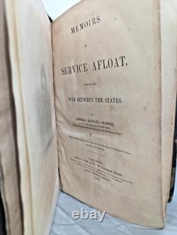 Semmes Memoirs Of Service Afloat Kelly, Piet Co, 1869. First Edition