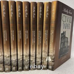 Shelby Foote THE CIVIL WAR 40th Anniversary Ed. Time-Life 14 Vols Complete Set