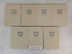 Shelby Foote THE CIVIL WAR 40th Anniversary Ed. Time-Life 14 Vols Complete Set