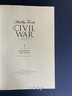 Shelby Foote The Civil War 14 V 40th Anniversary Edition Time-Life Complete