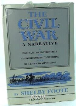 Shelby Foote The Civil War A Narrative 3 Volume Hardback Edition with Slipcase