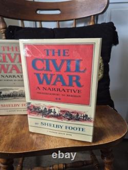 Shelby Foote The Civil War A Narrative 3 Volume Set Slipcase Random House