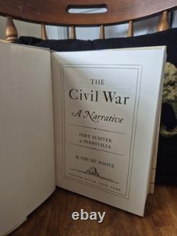 Shelby Foote The Civil War A Narrative 3 Volume Set Slipcase Random House