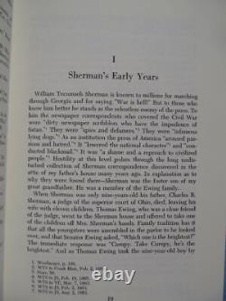 Sherman At War General William T. Sherman's To The Ewings CIVIL War