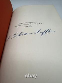 Signed 1964 Prisoner Of War R. Henderson Shuffler UT Press Texas Civil War HCDJ