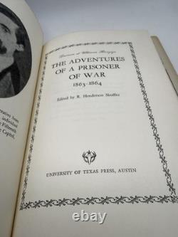 Signed 1964 Prisoner Of War R. Henderson Shuffler UT Press Texas Civil War HCDJ