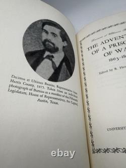 Signed 1964 Prisoner Of War R. Henderson Shuffler UT Press Texas Civil War HCDJ