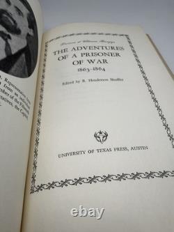 Signed 1964 Prisoner Of War R. Henderson Shuffler UT Press Texas Civil War HCDJ