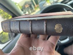 Signed Chas. SUMNER 1857 Impending Crisis of the South Hilton Helper 1st Ed LTHR
