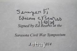 Signed The Vicksburg Campaign Signed By Ed Bearss CIVIL War Brand New