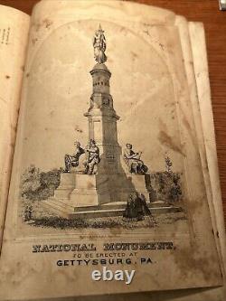 Soldiers National Cemetery At Gettysburg Revised Report & maps Harrisburg 1867