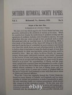 Southern Historical Society Papers CIVIL War Complete 55 Volume Set New