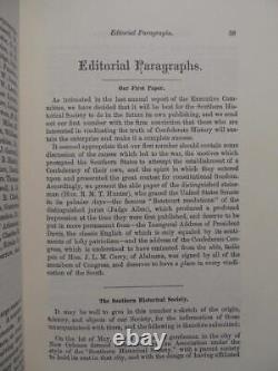 Southern Historical Society Papers CIVIL War Complete 55 Volume Set New