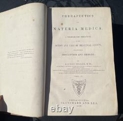 Stille's Therapeutics and Materia Medica Vol II Pre Civil War Medical Book