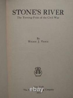 Stone's River 1914 First Edition Neale Publishing Company CIVIL War Fiine