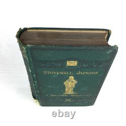 Stonewall Jackson A Military Biography, Cooke 1876 Antique HC Civil War General