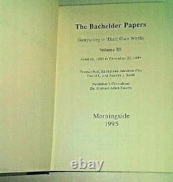 THE BACHELDER PAPERS GETTYSBURG CIVIL WAR COMPLETE SET 3 VolumesVery Good