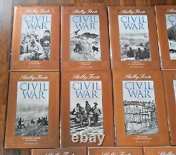 THE CIVIL WAR A NARRATIVE Shelby Foote 1-14 Volumes Time Life Books Complete Set