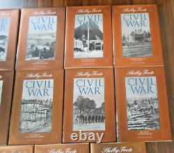 THE CIVIL WAR A NARRATIVE Shelby Foote 1-14 Volumes Time Life Books Complete Set